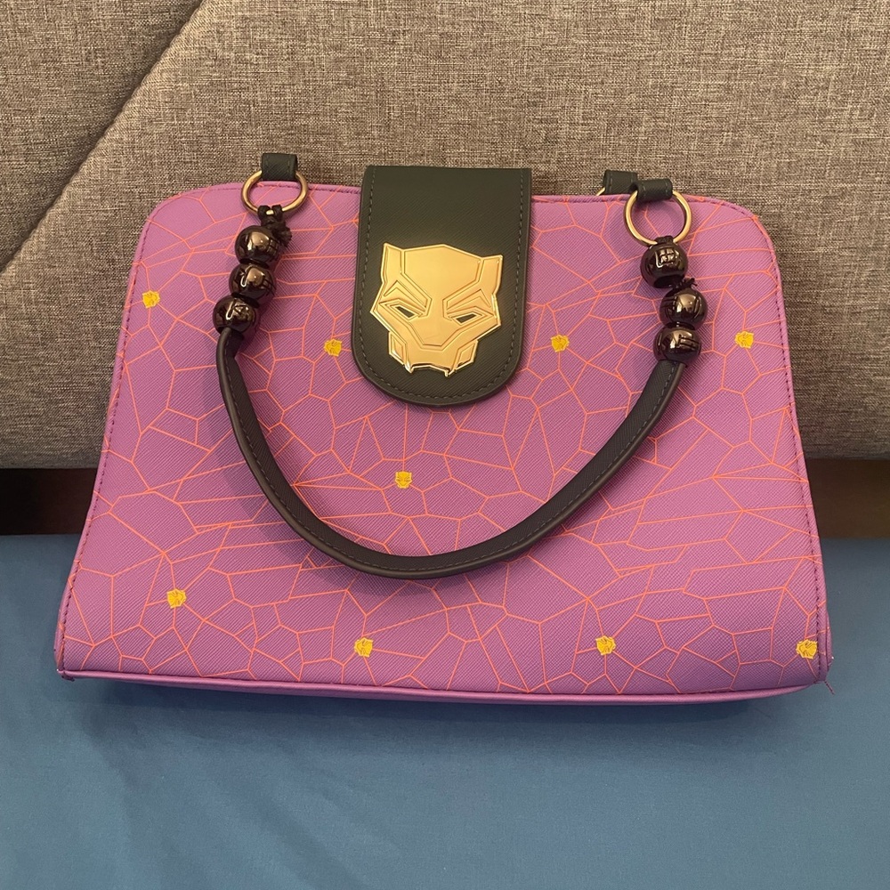 Marvel Black Panther Purse with beads on handle